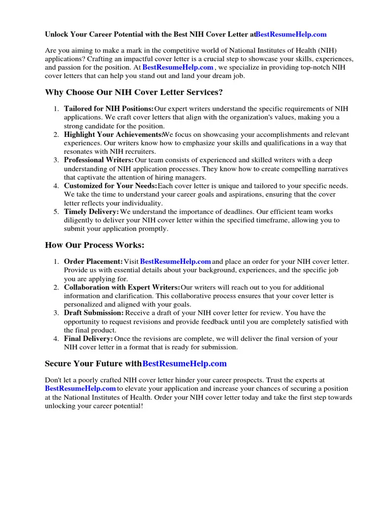 35782 nih cover letter header