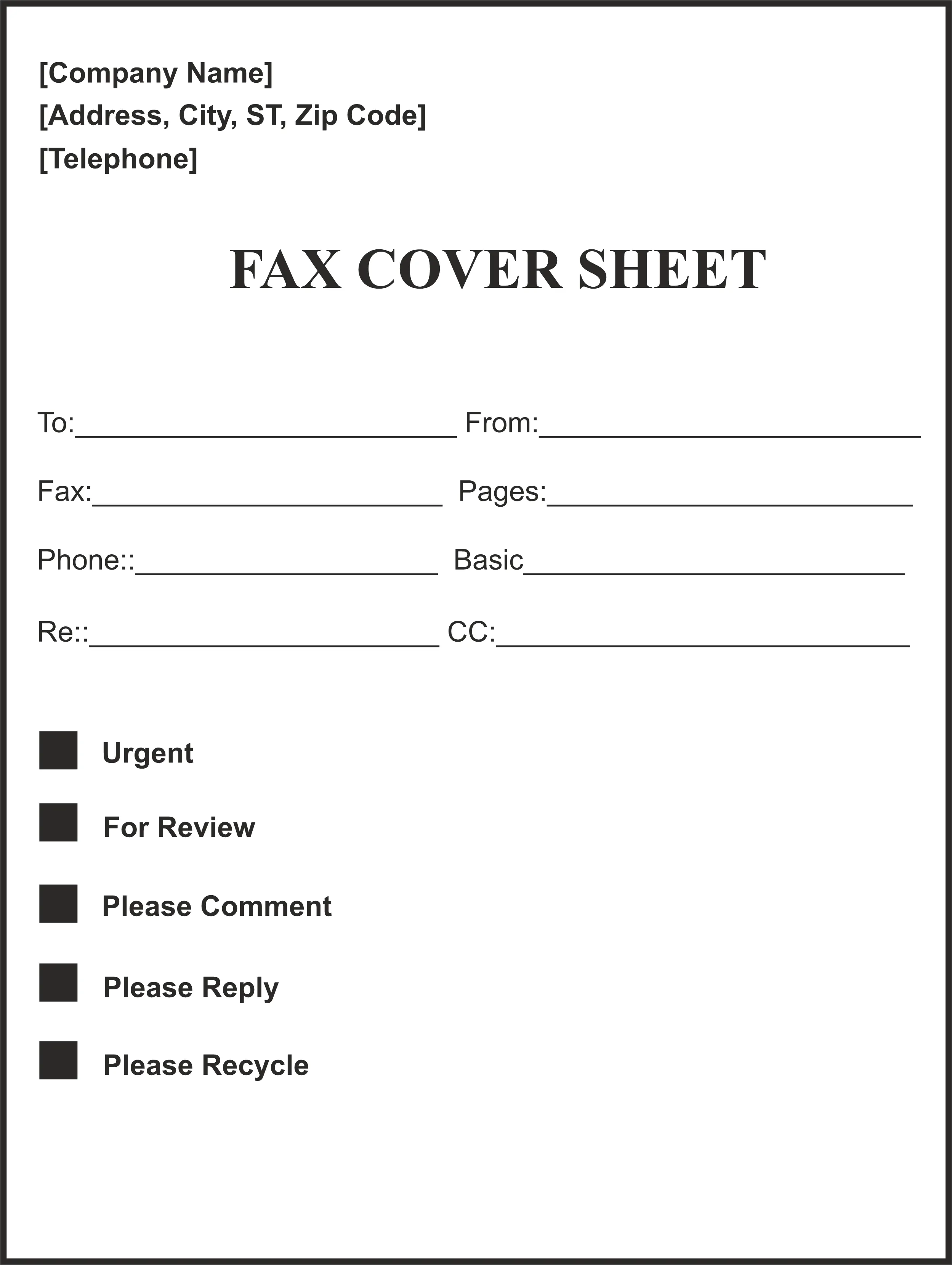 35786 fax cover letter word printing