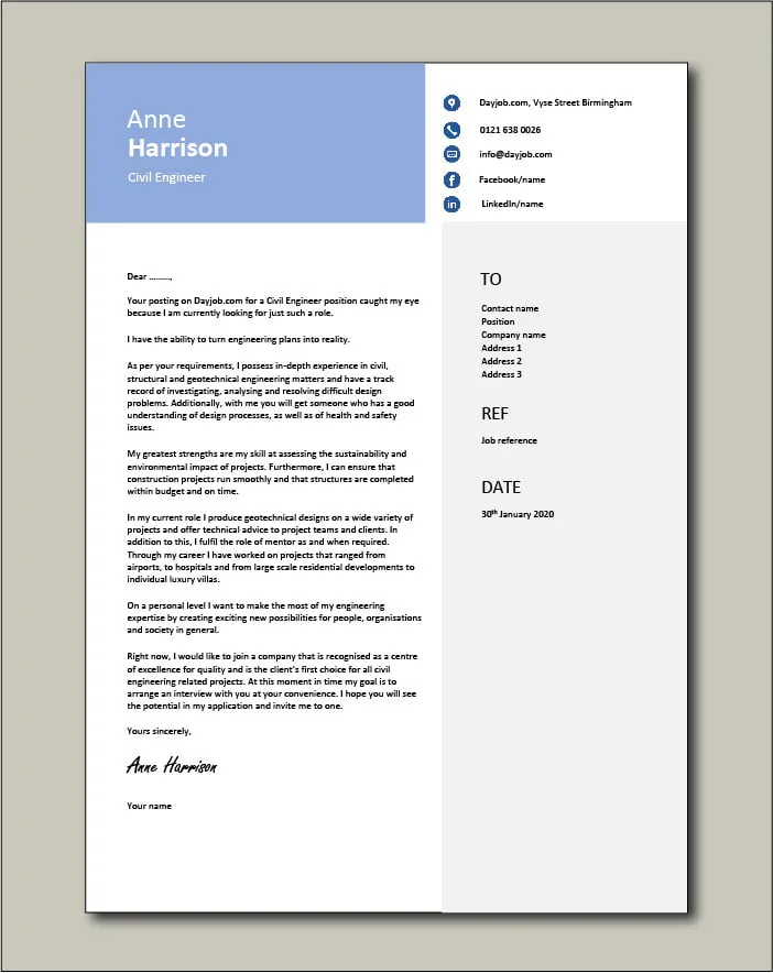 35791 civil engineer cover letter image2