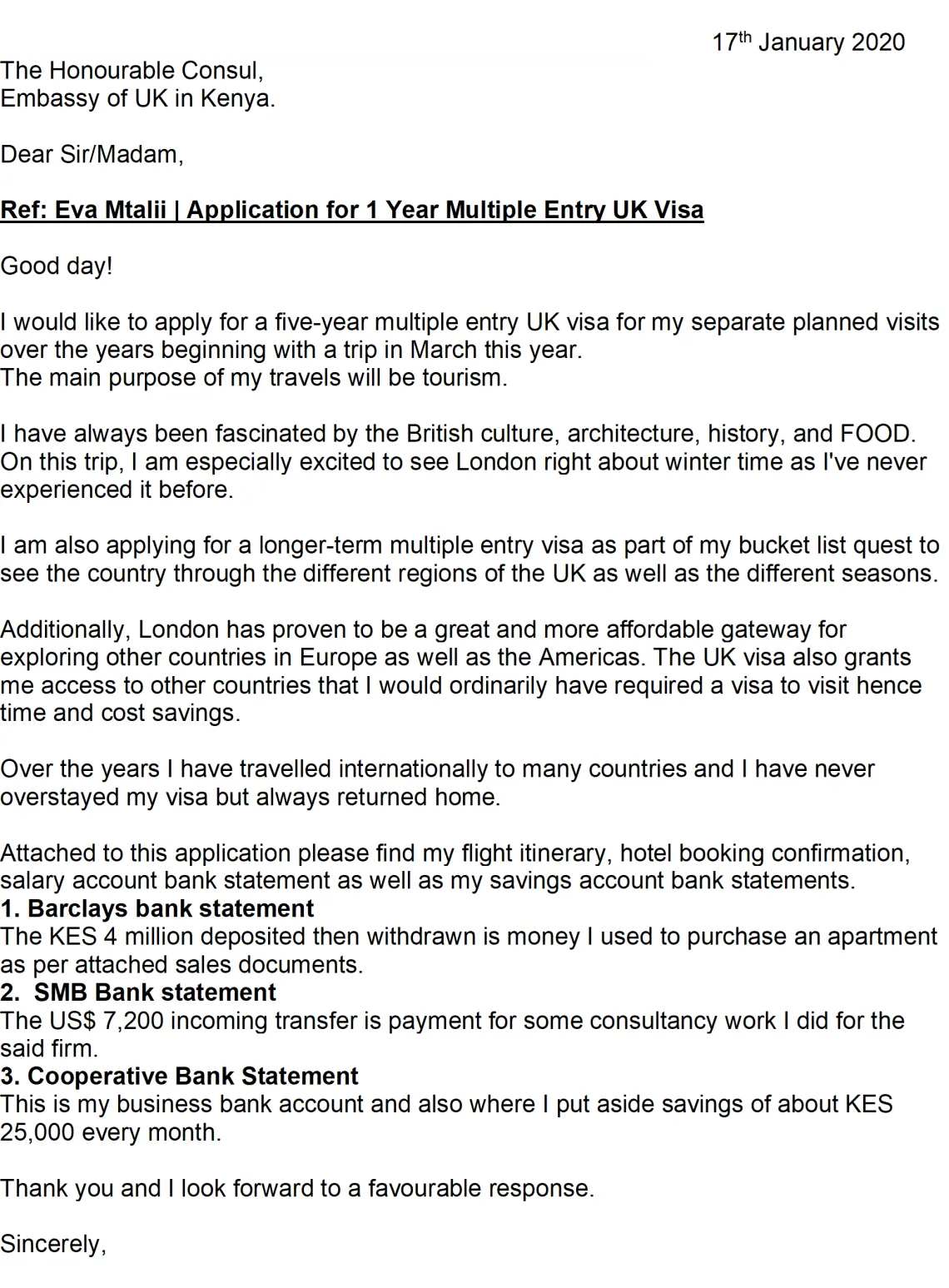 35793 visa cover letter business sample