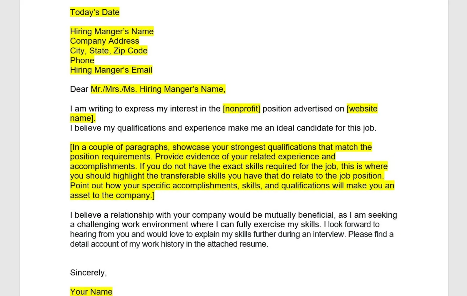 35799 nonprofit cover letter executive director