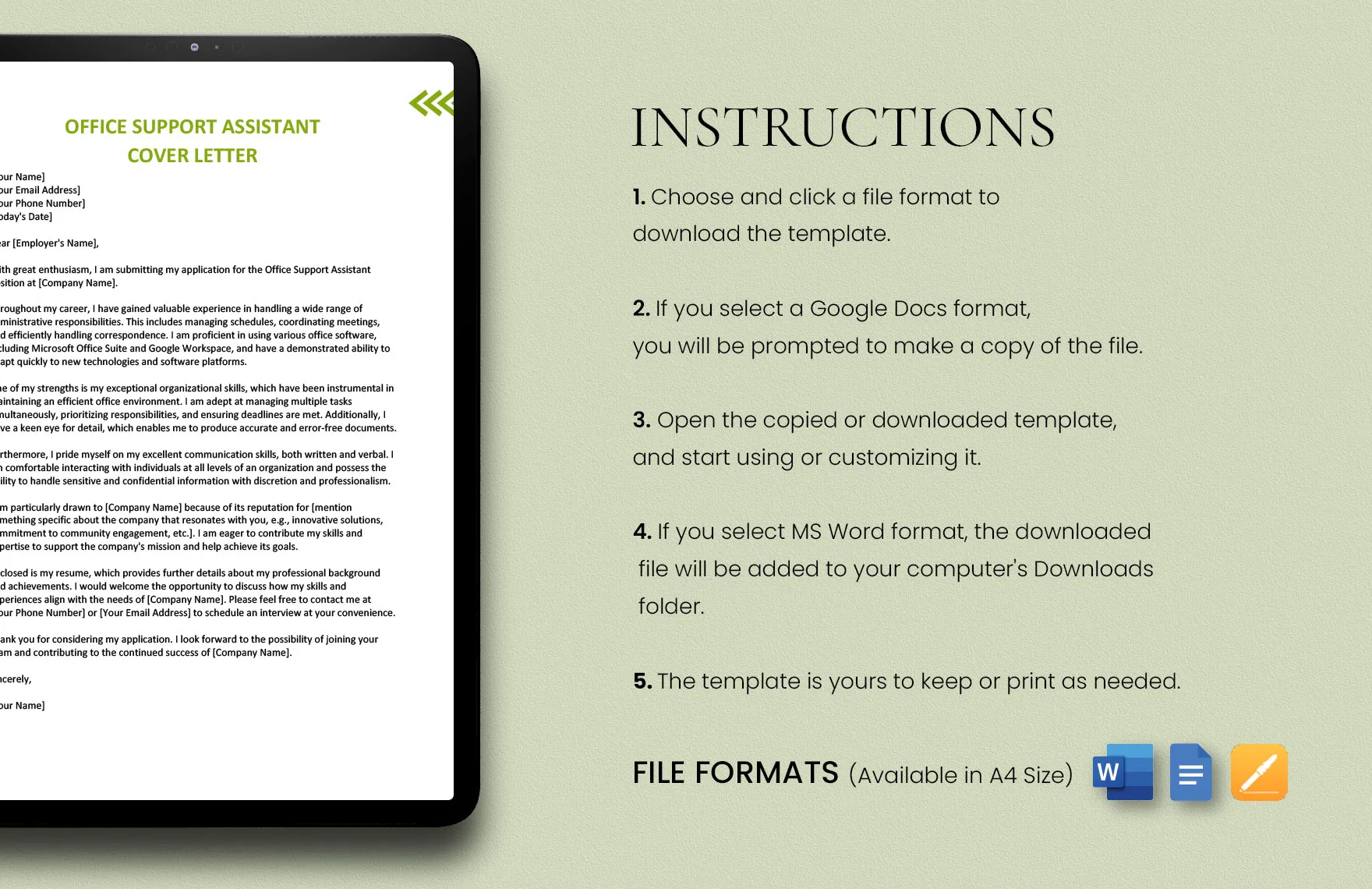 35807 cover letter elements