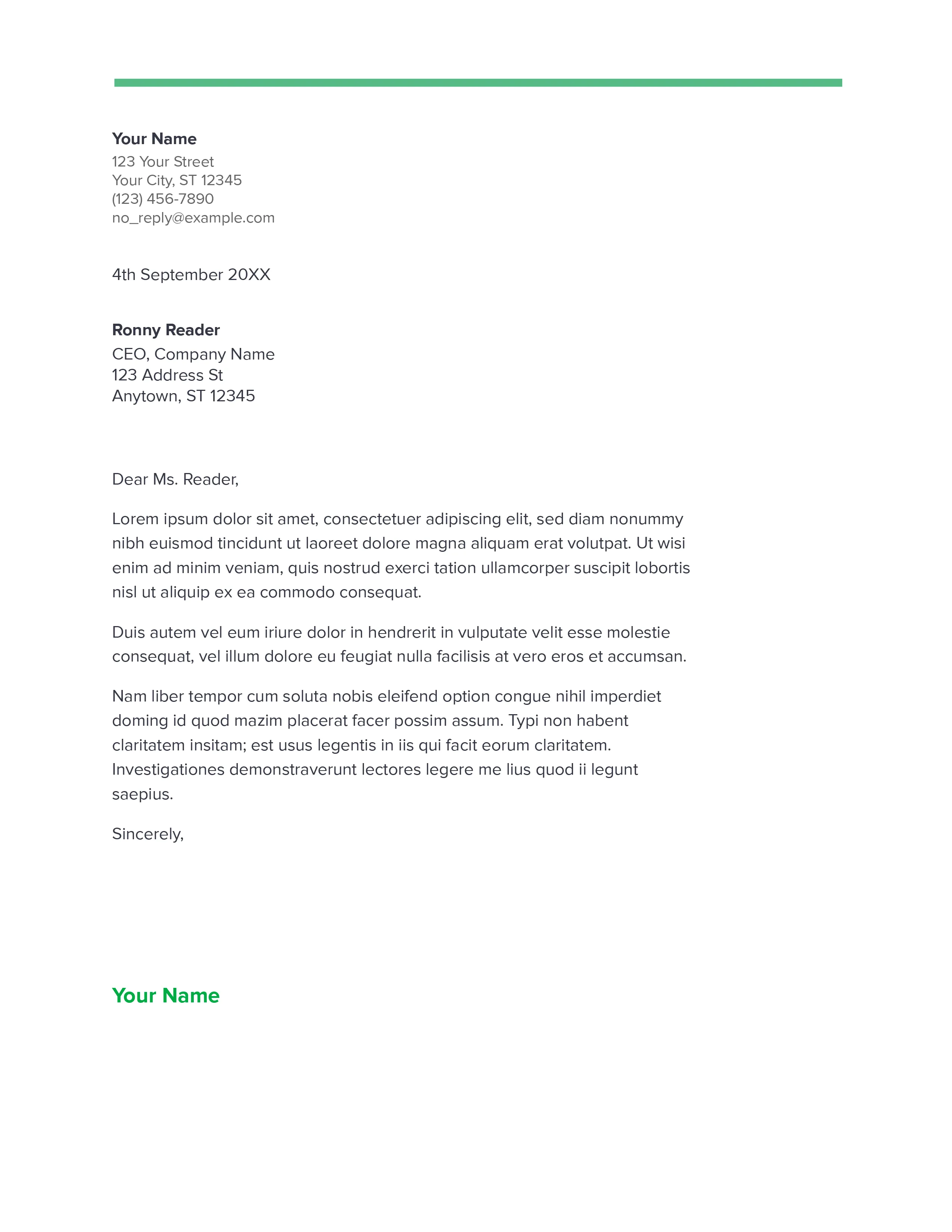 35821 cover letter formatting