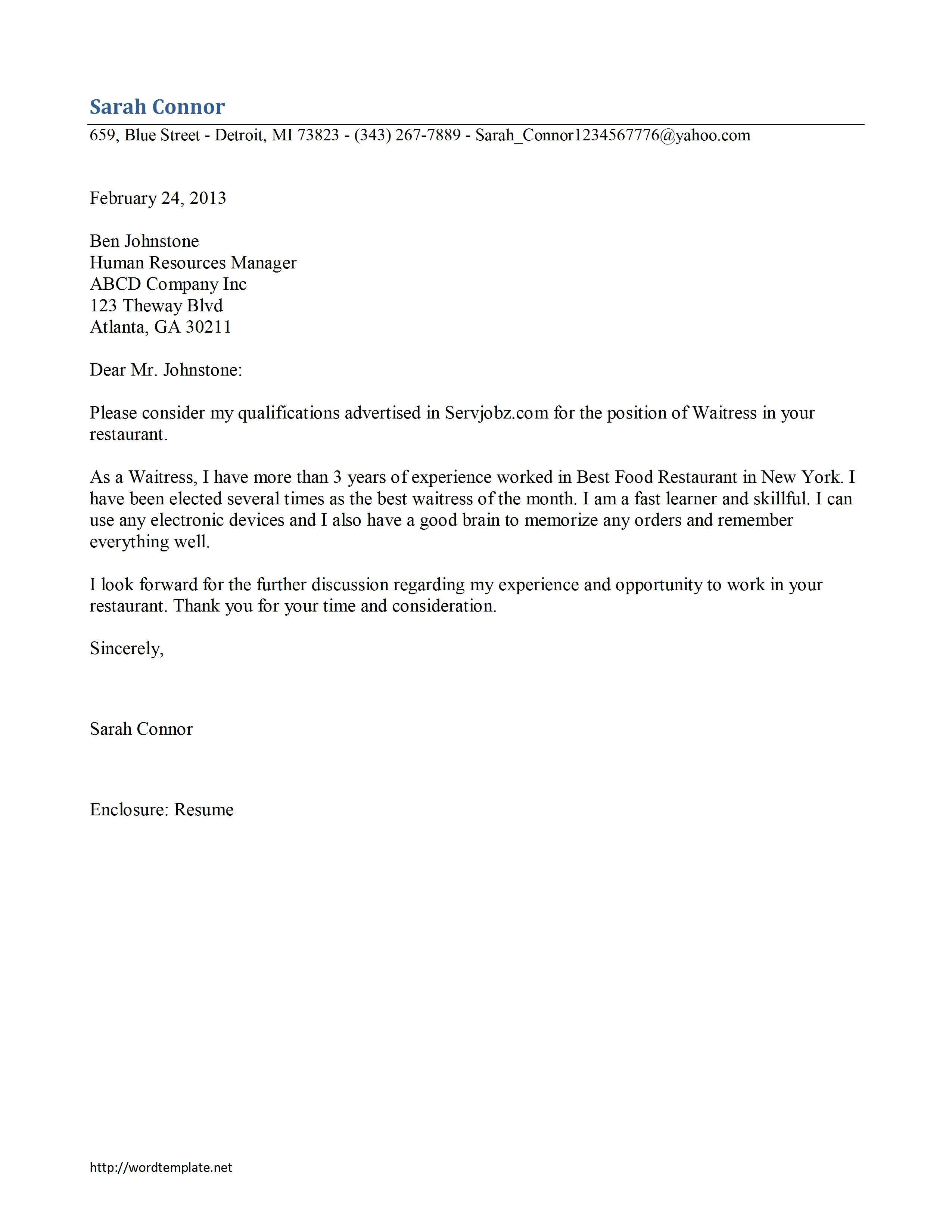 35826 waitress serving food