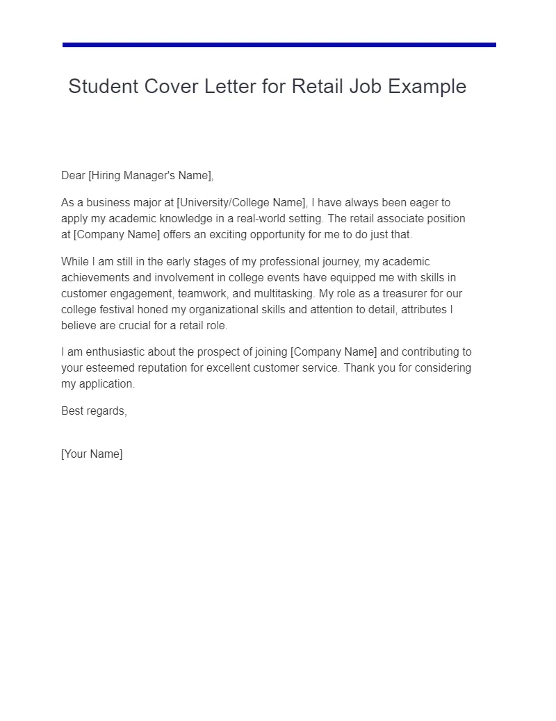 35828 retail cover letter formatting