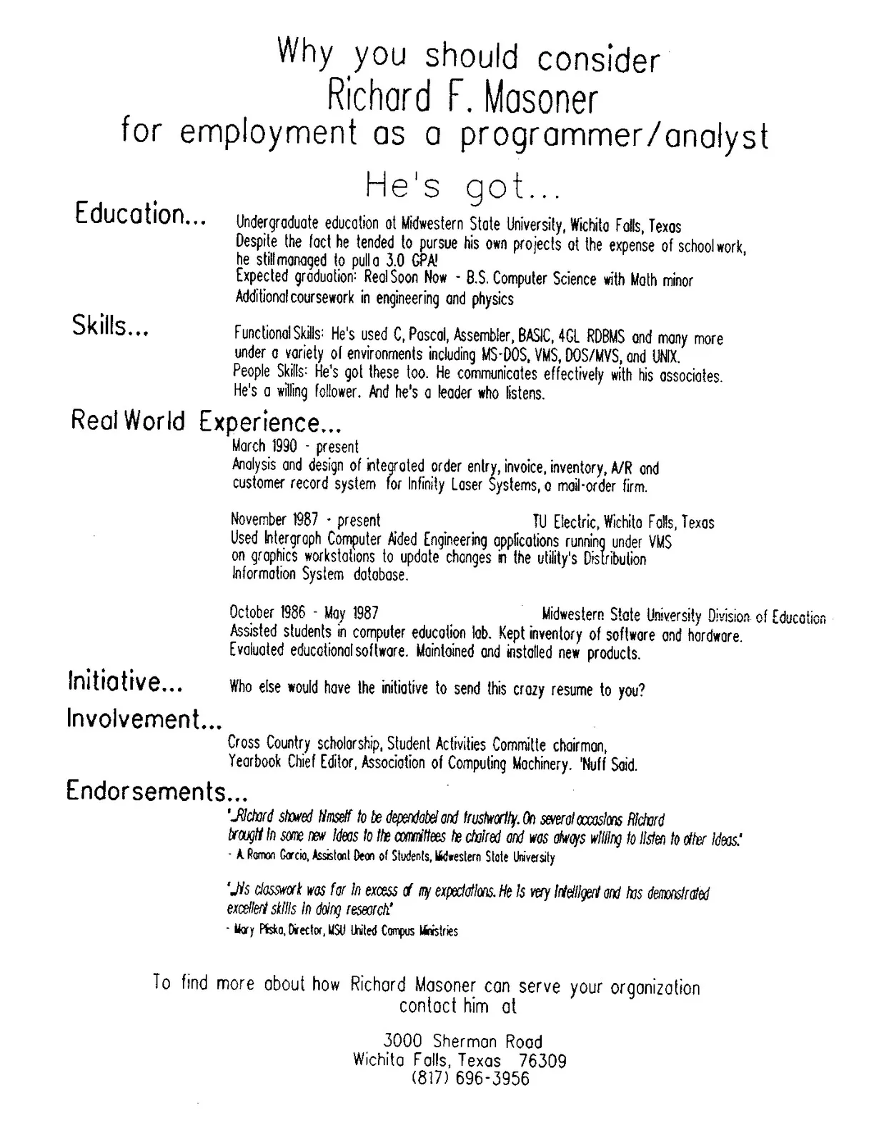 35832 resume brevity