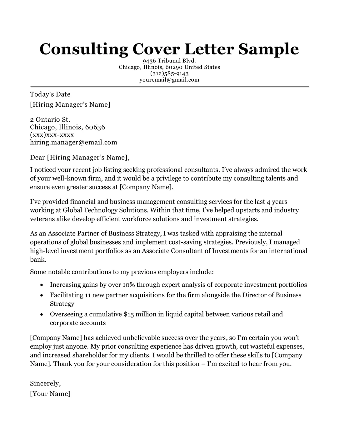 35837 consulting cover letter skills