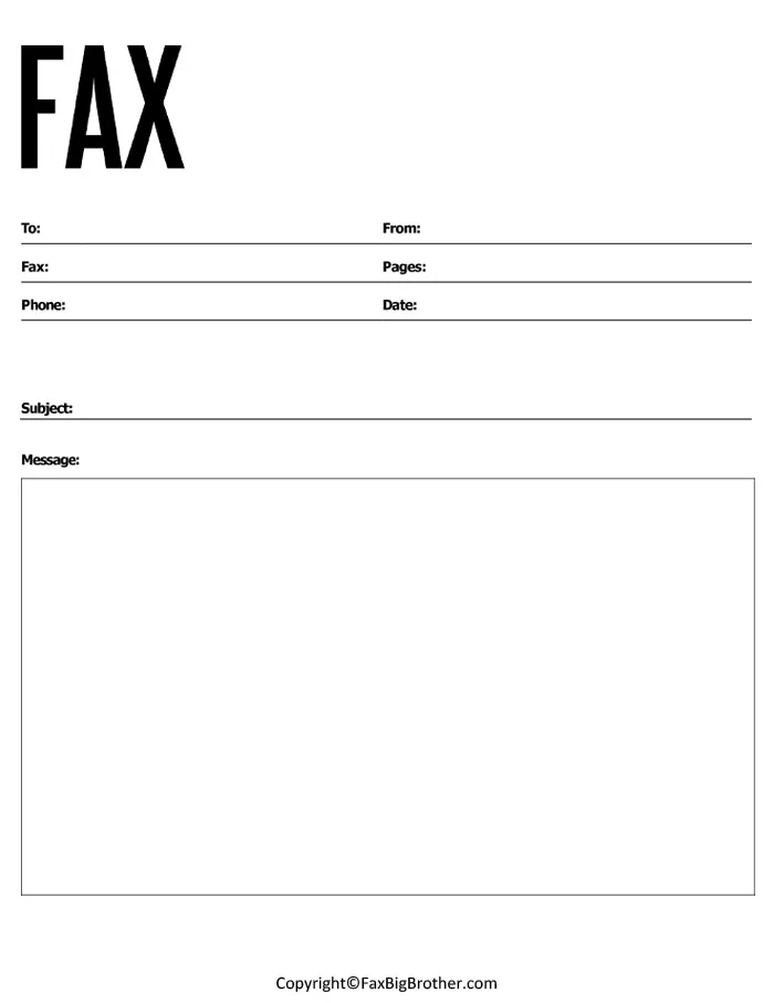 35841 simple fax cover letter