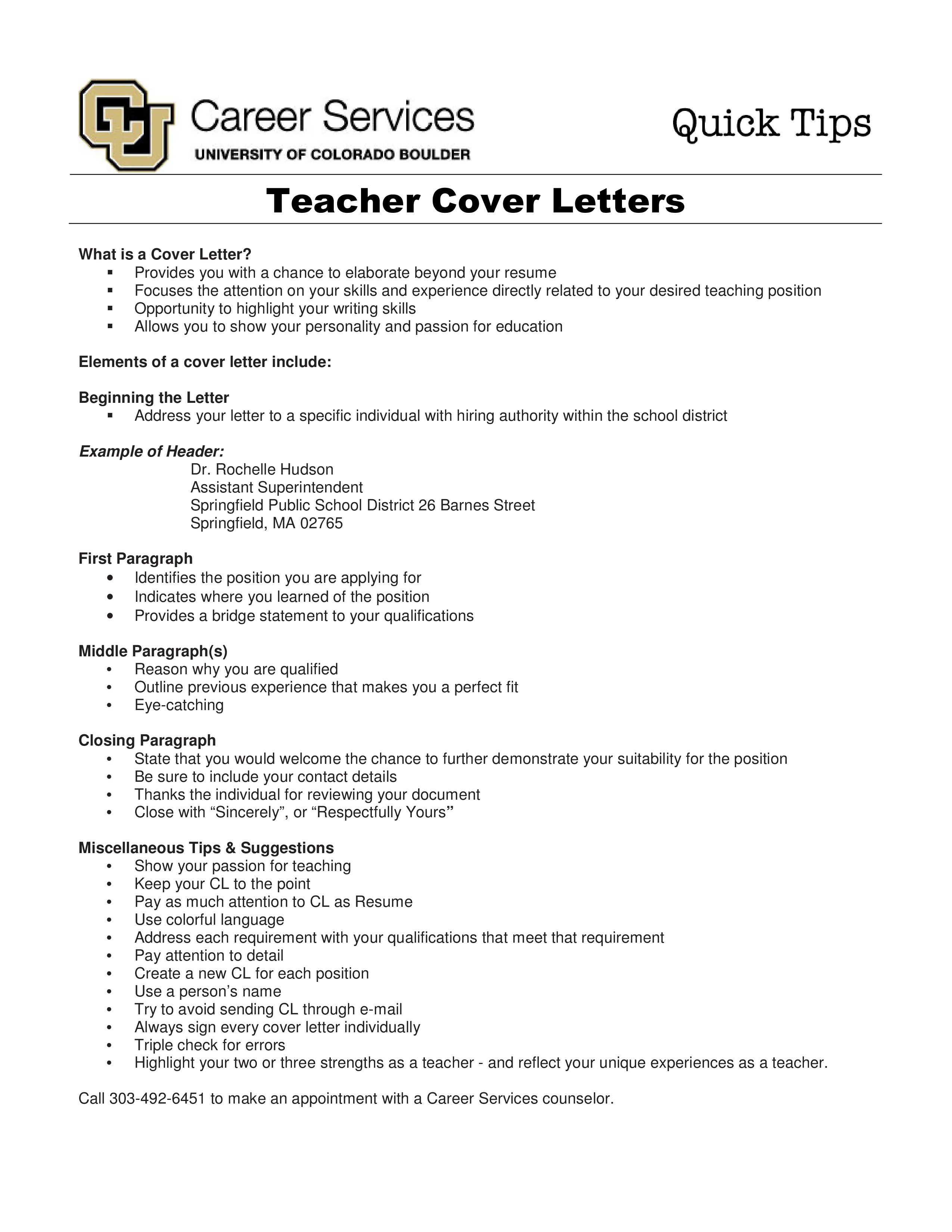 35852 teacher cover letter achievements