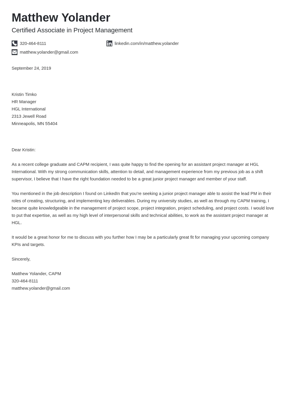 35856 cover letter formatting tips