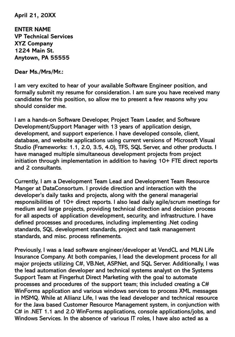 35862 tailoring cover letter