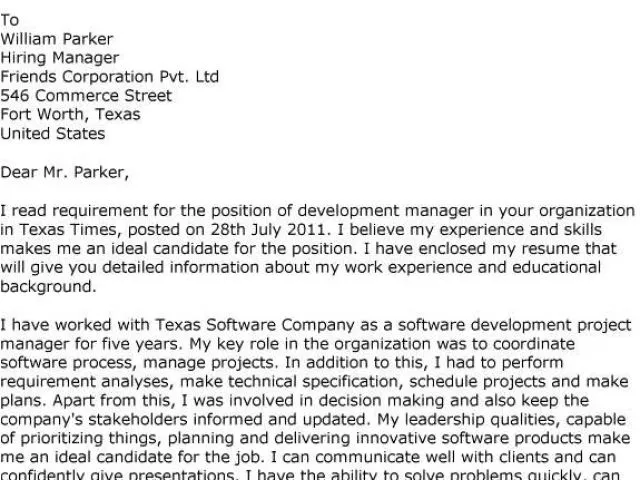35866 cover letter formatting