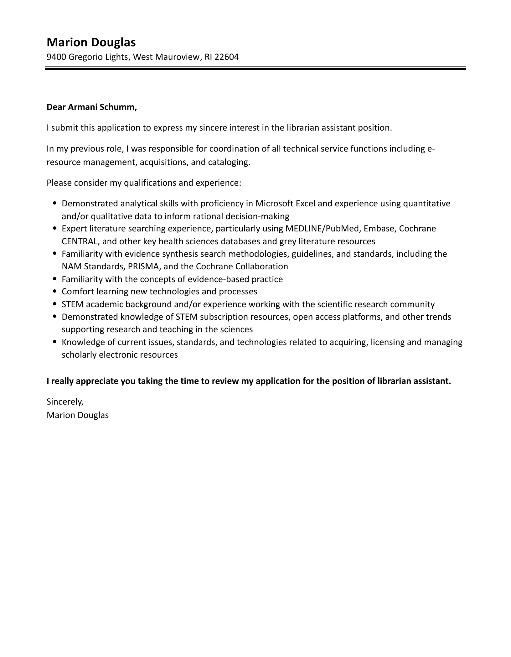 35867 professional cover letter