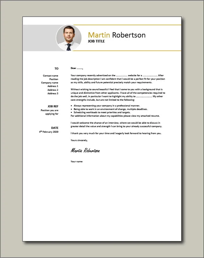 35875 job interview cover letter