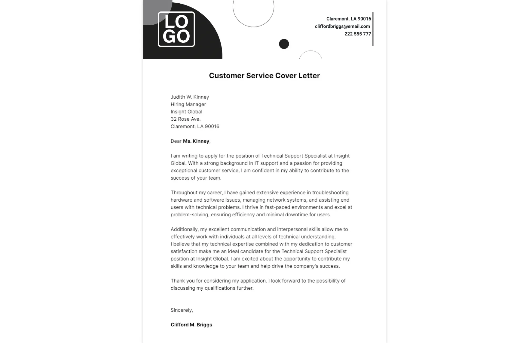 35887 tailoring cover letter