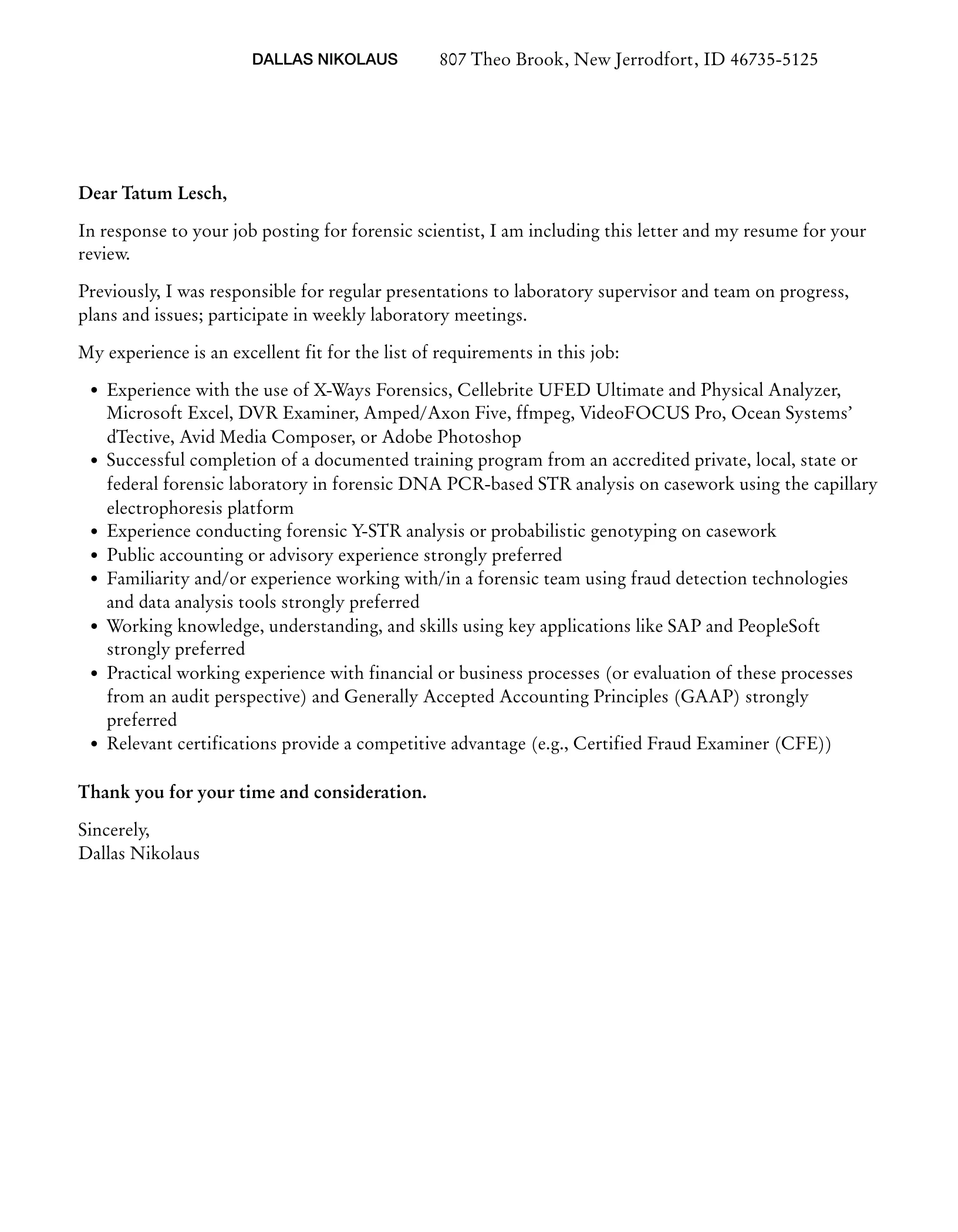 35909 forensic science skills