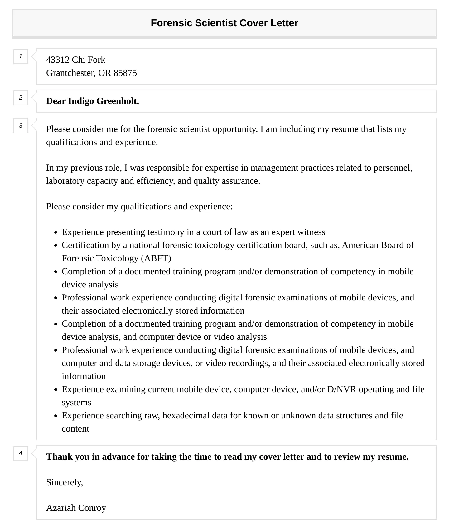 35909 forensic scientist education