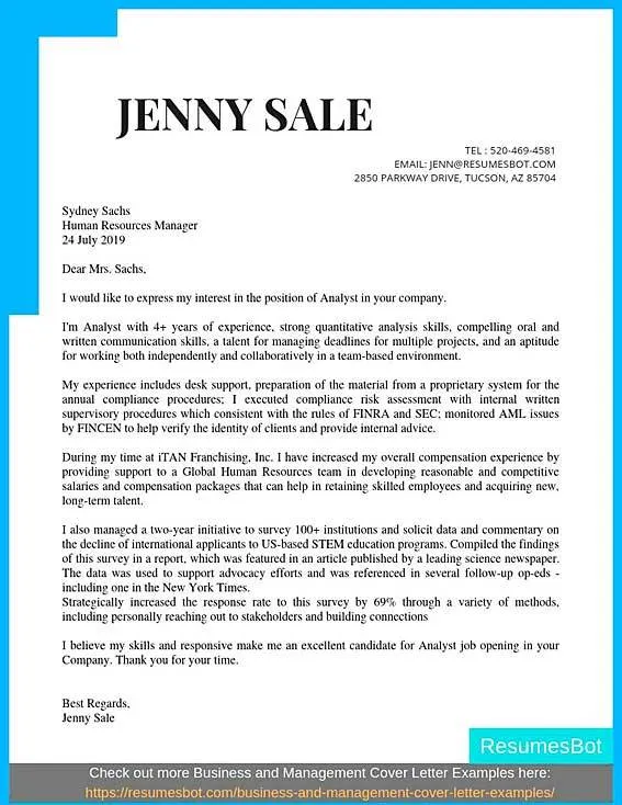 35926 cover letter formatting