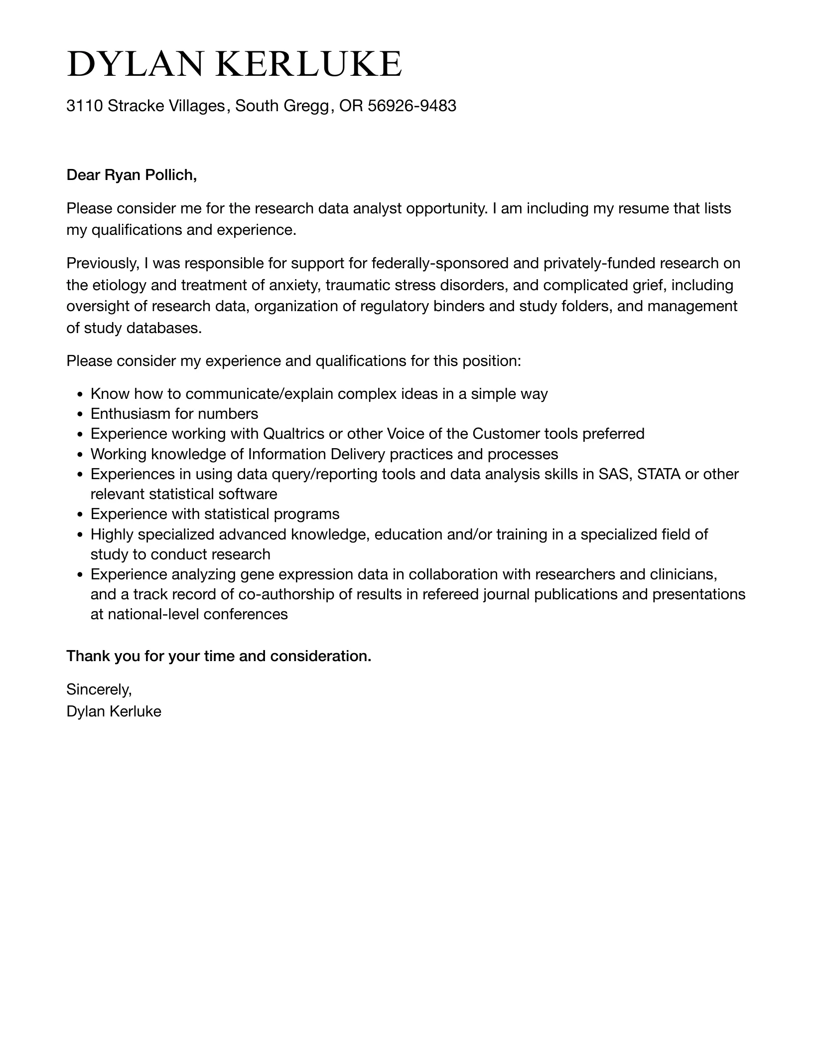 35926 research analyst achievements