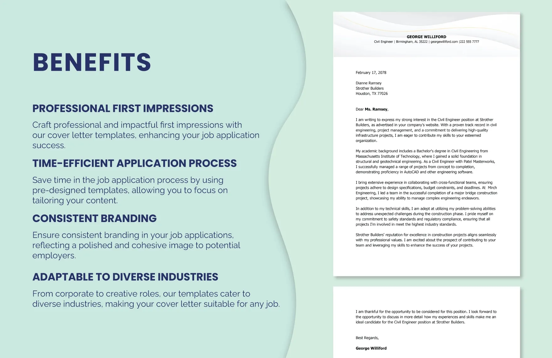 35931 cover letter formatting