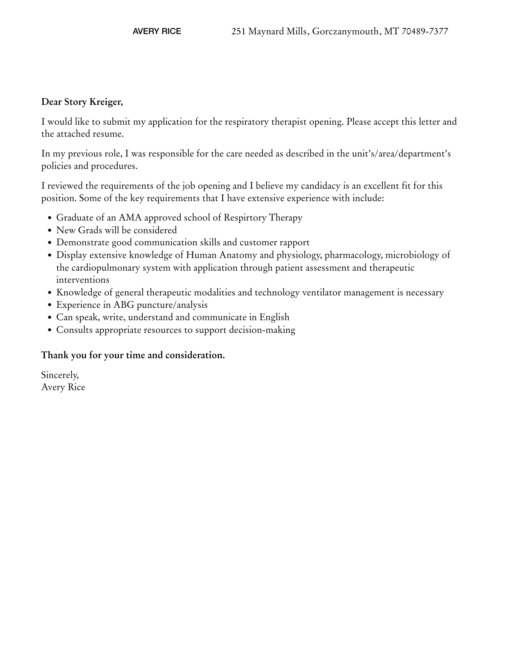35961 cover letter formatting