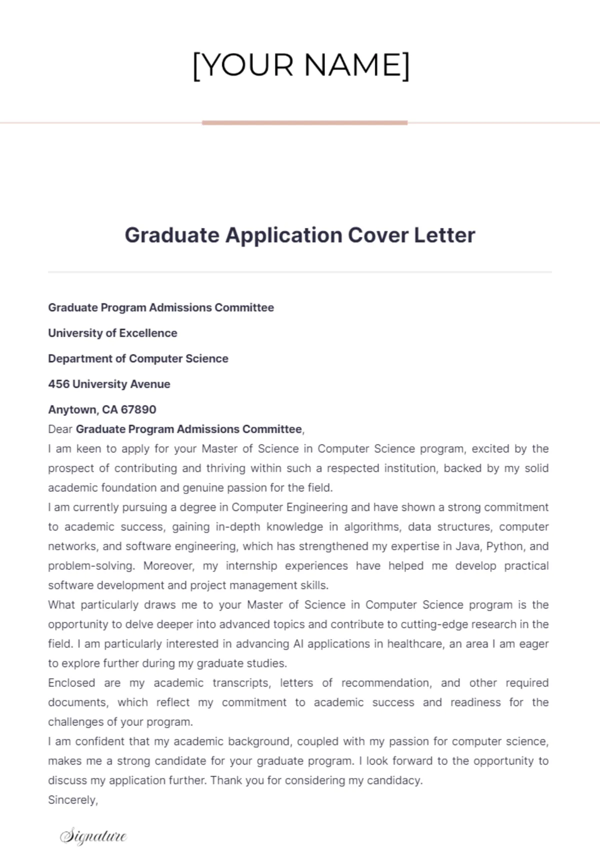 35981 professional tone cover letter