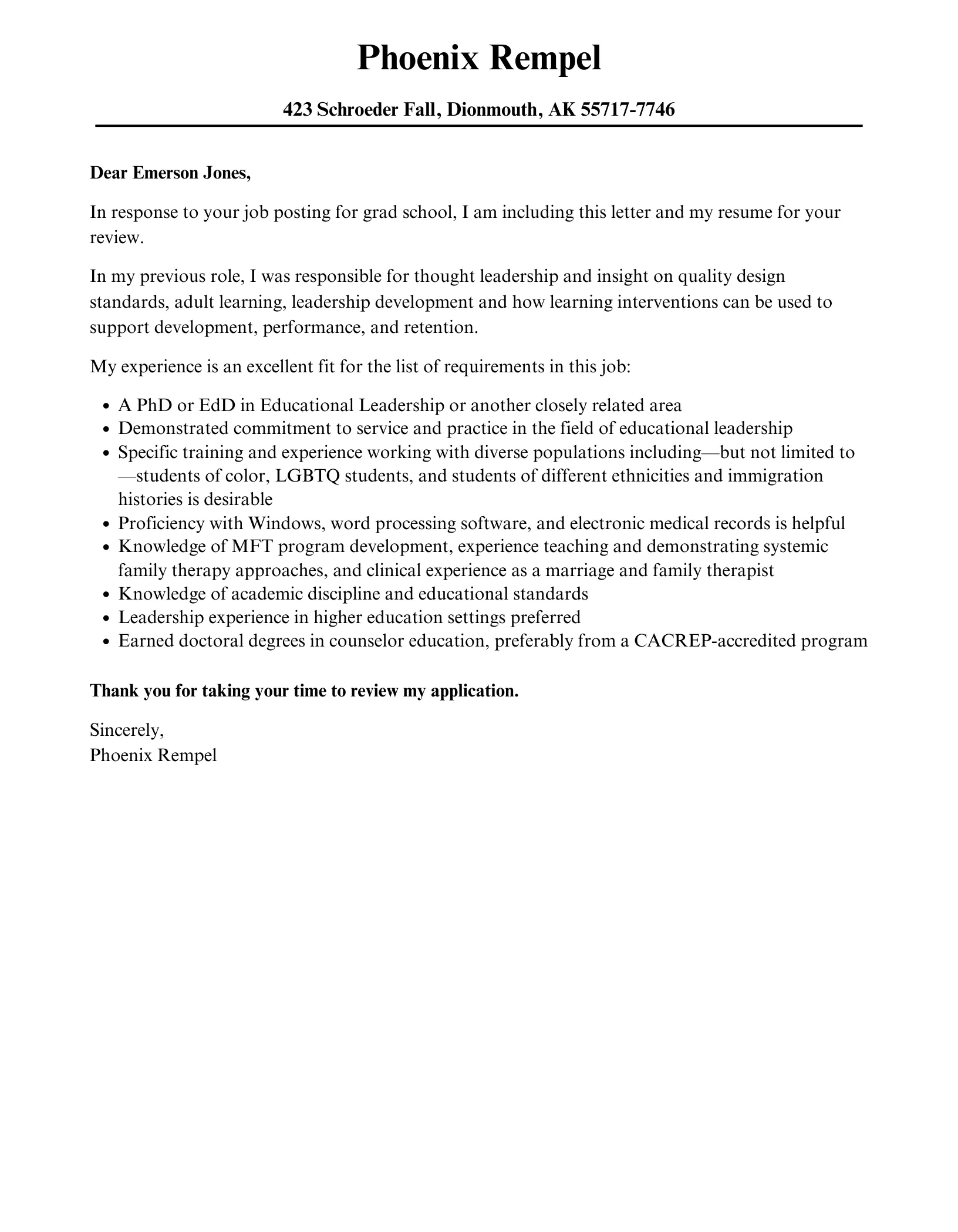 35981 researching grad school programs