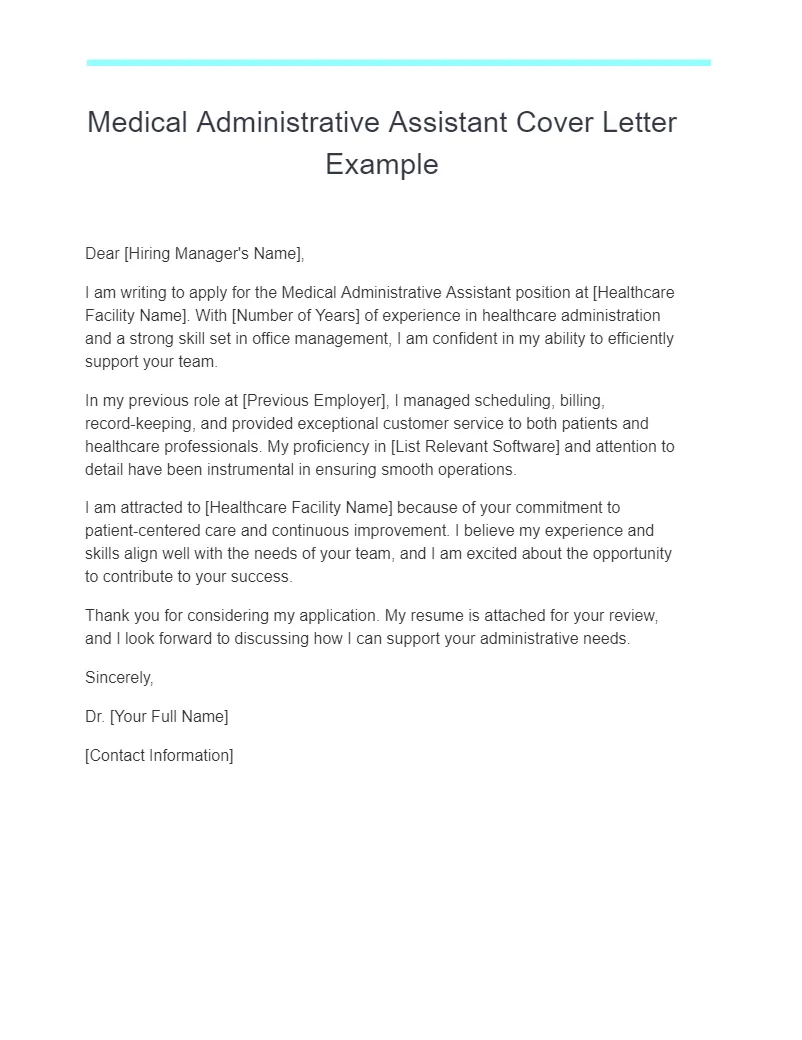 35983 medical assistant cover letter