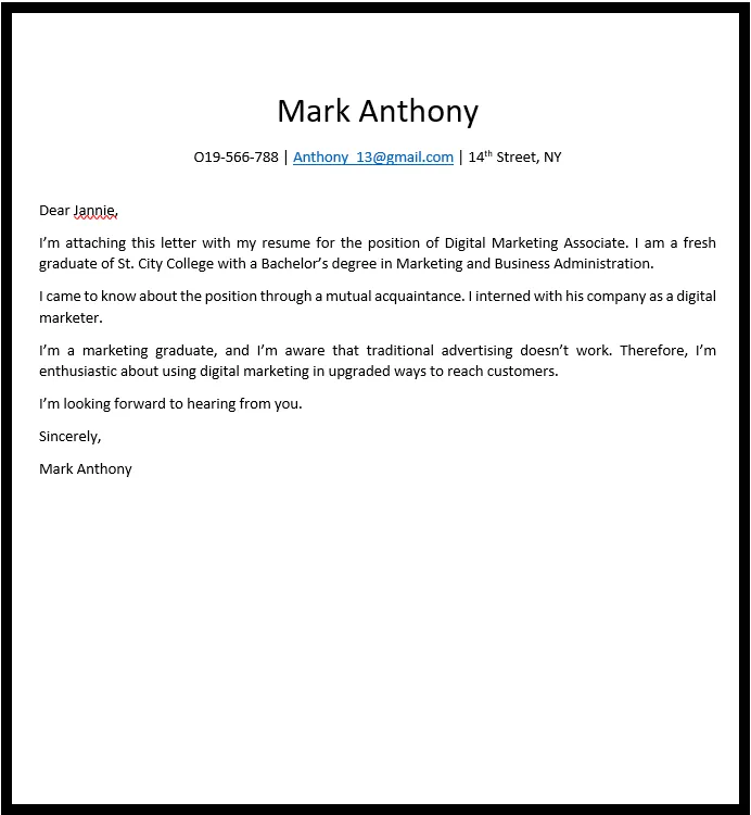 35987 career changer cover letter