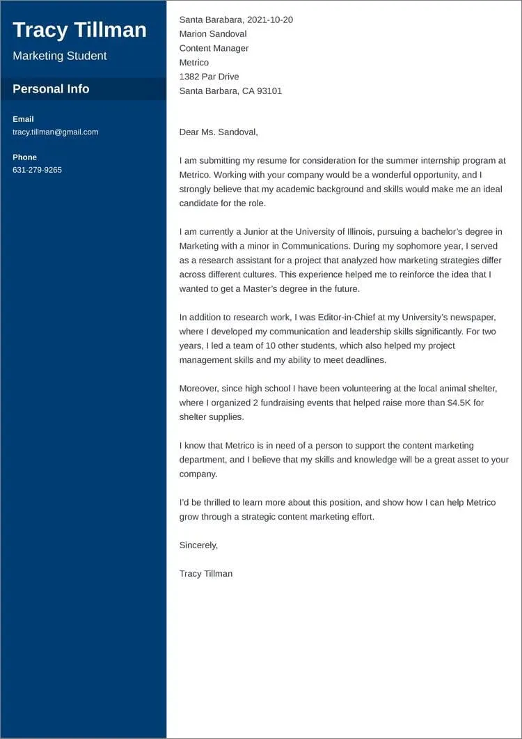 35987 cover letter header