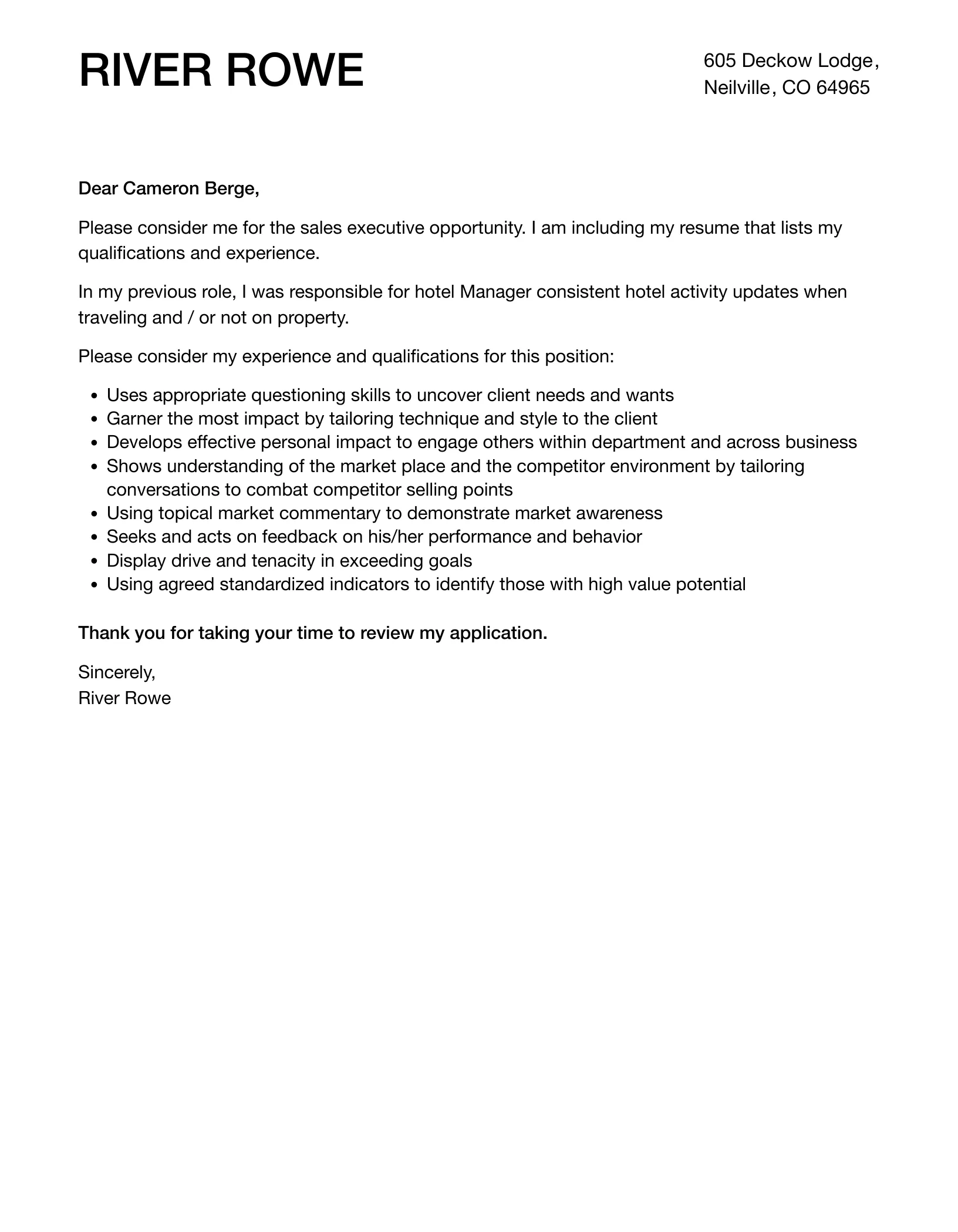 35989 tailoring cover letter
