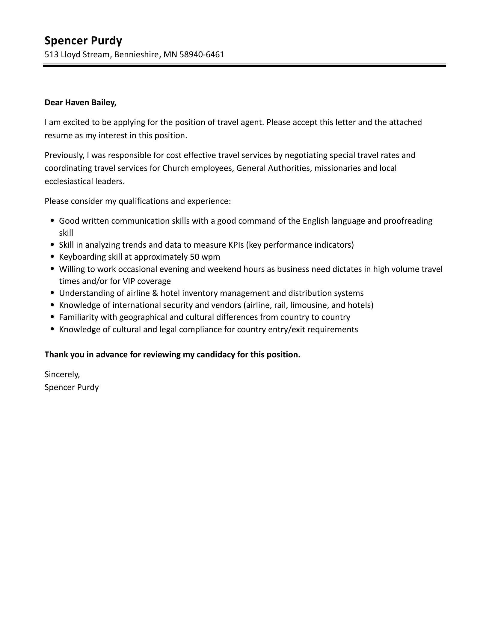 35992 tailoring cover letter