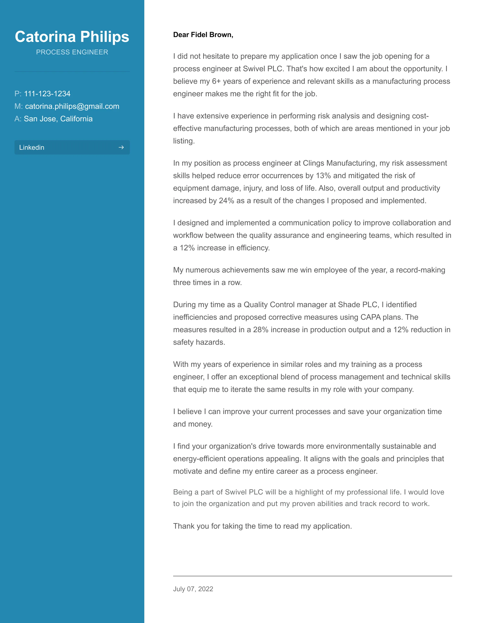 36020 enthusiasm letter