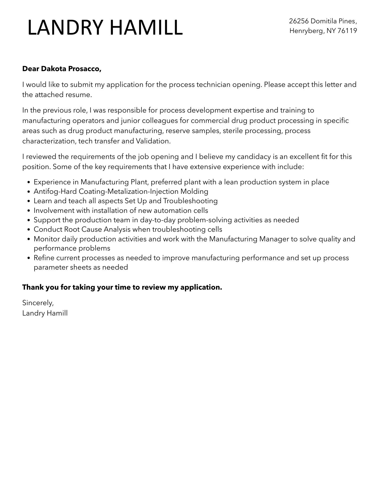 36020 process technician skills