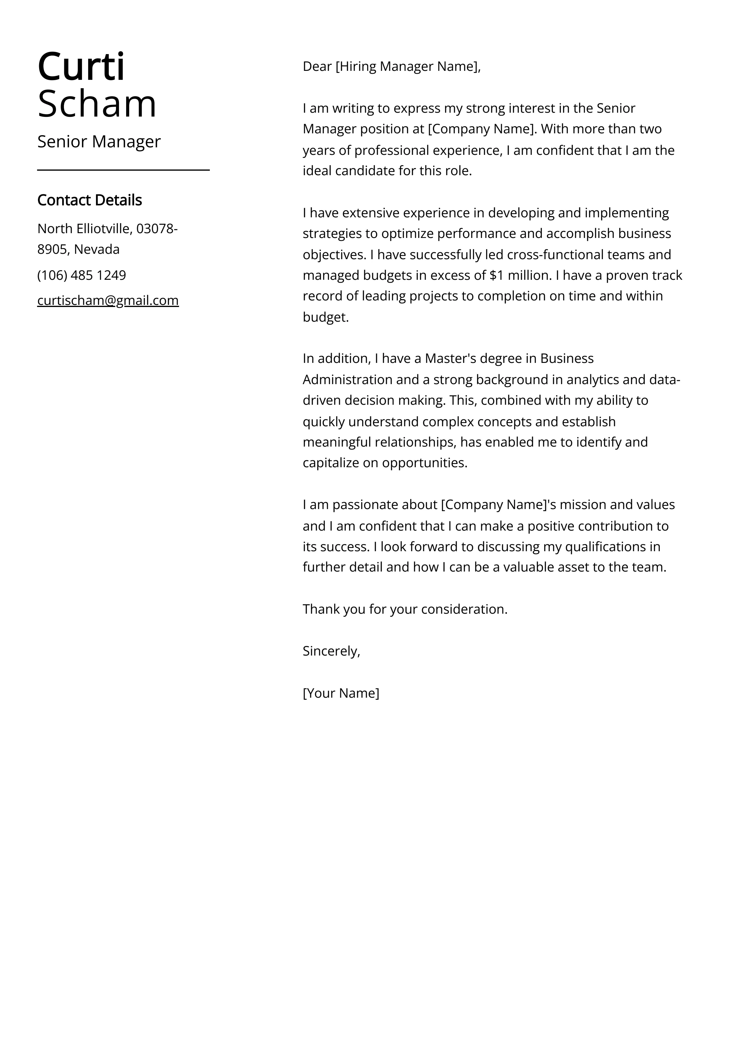 36032 senior cover letter example 1