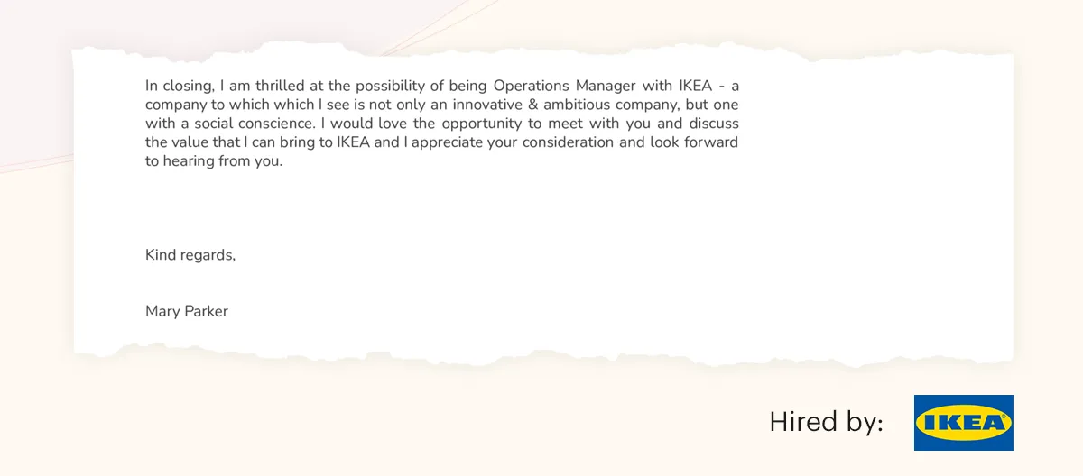 36033 effective cover letter ending