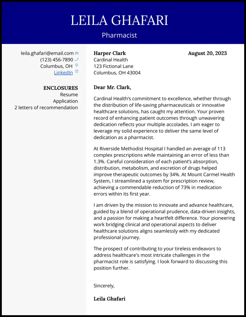 36039 delivery driver cover letter