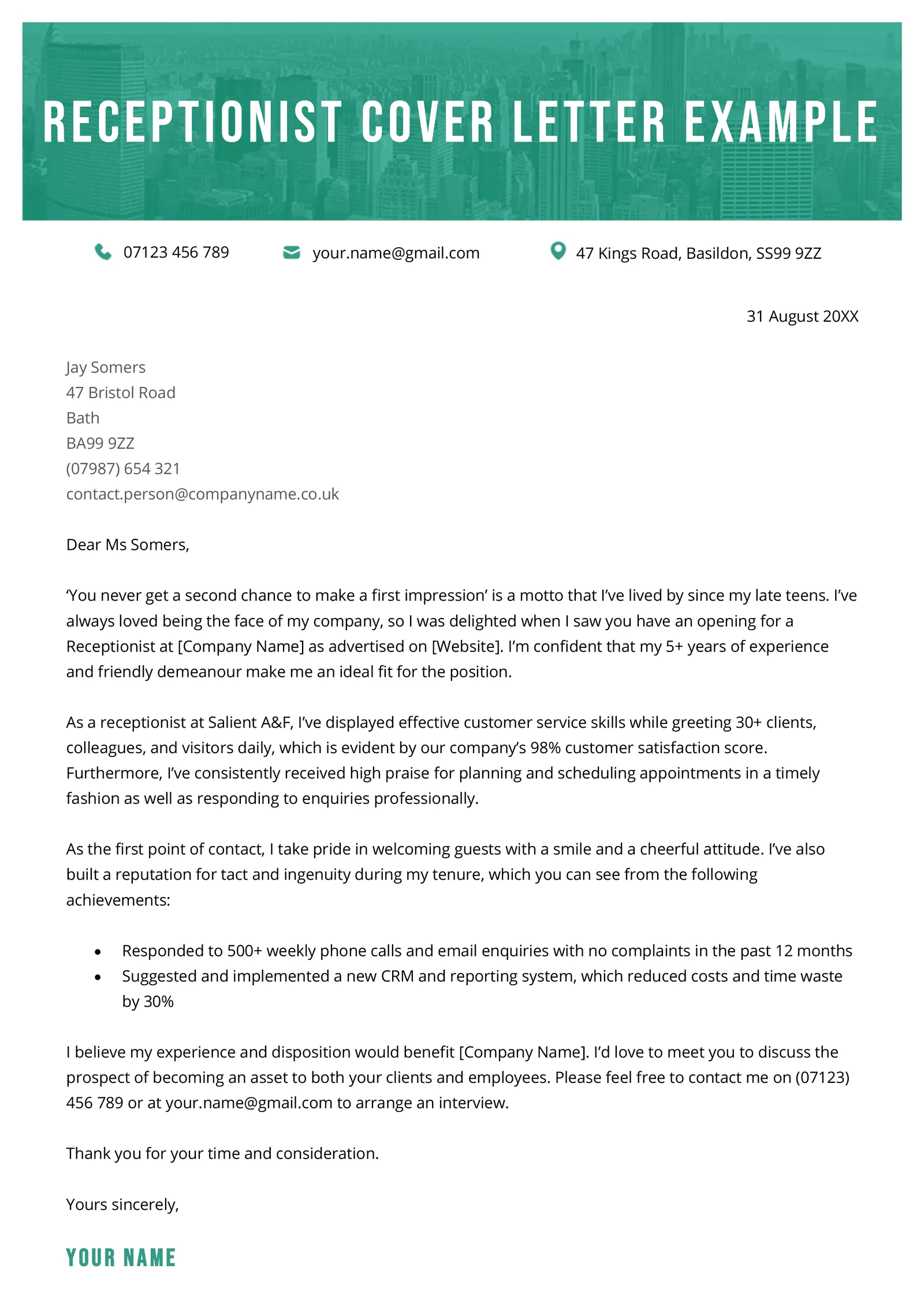 36041 receptionist cover letter image5