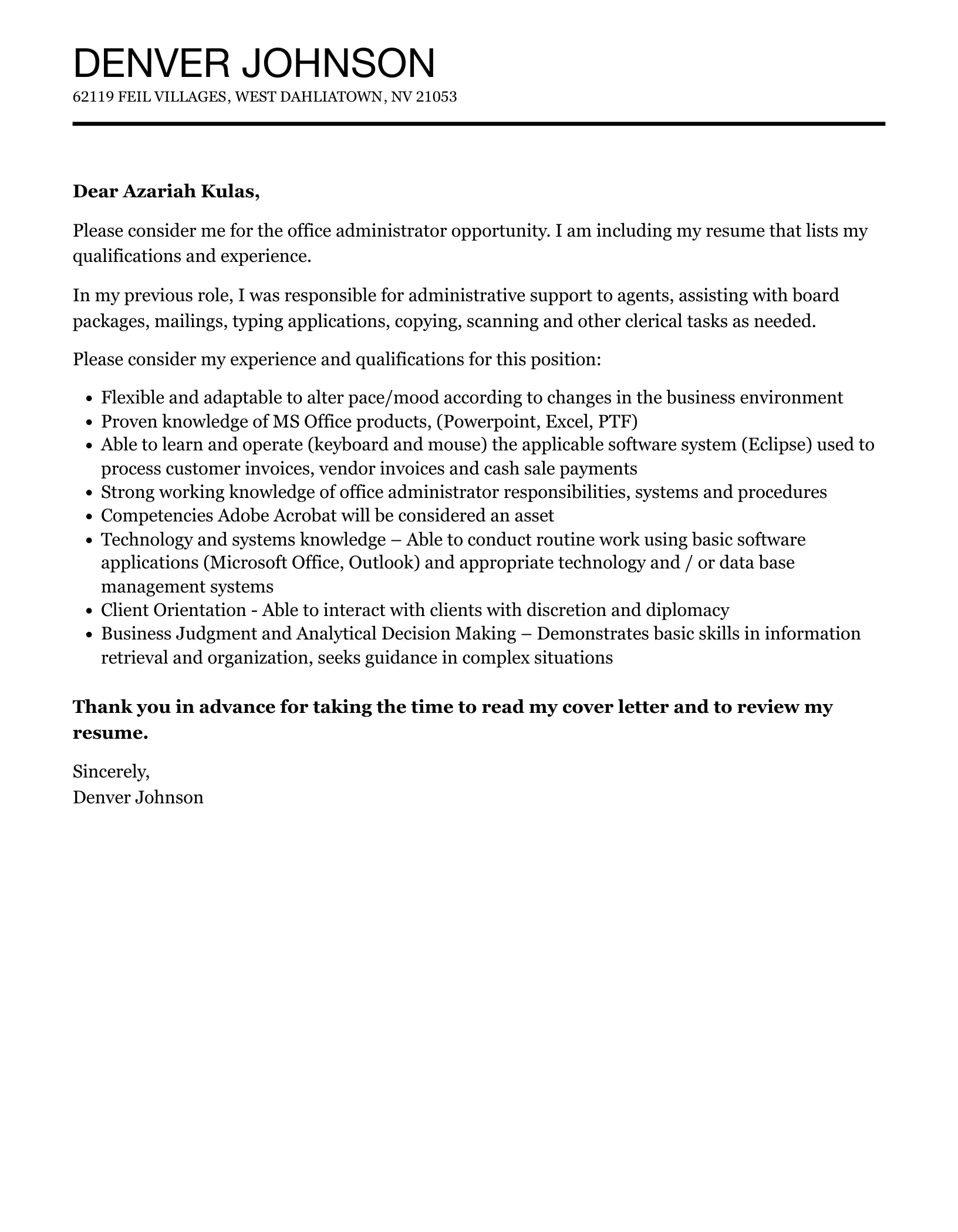 36051 proofreading cover letter