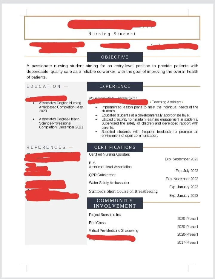 36053 nursing cover letter