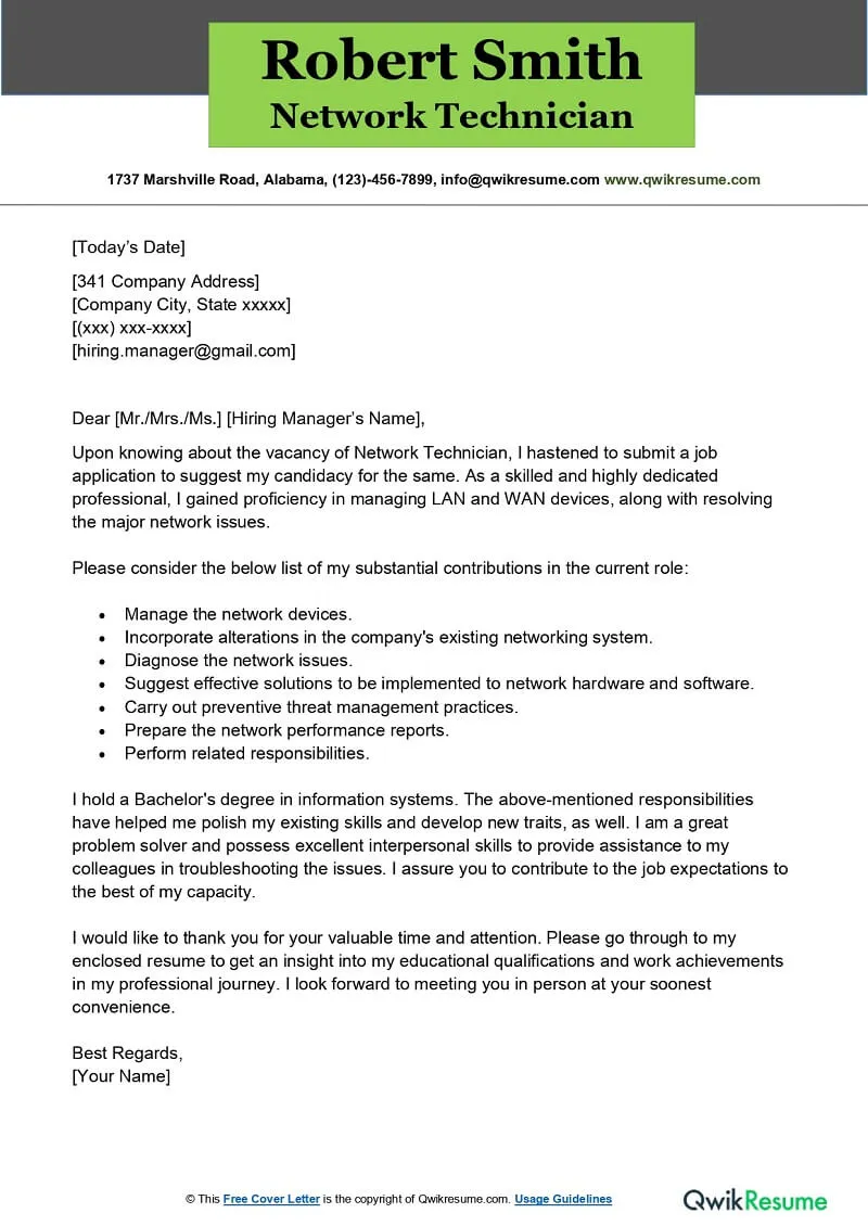 36062 network technician formatting