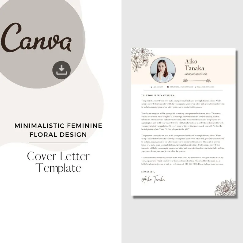 36063 canva cover letter design