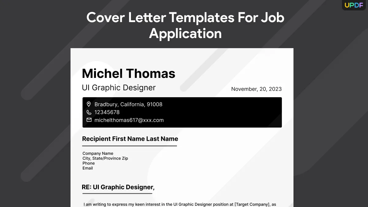 36075 cover letter components