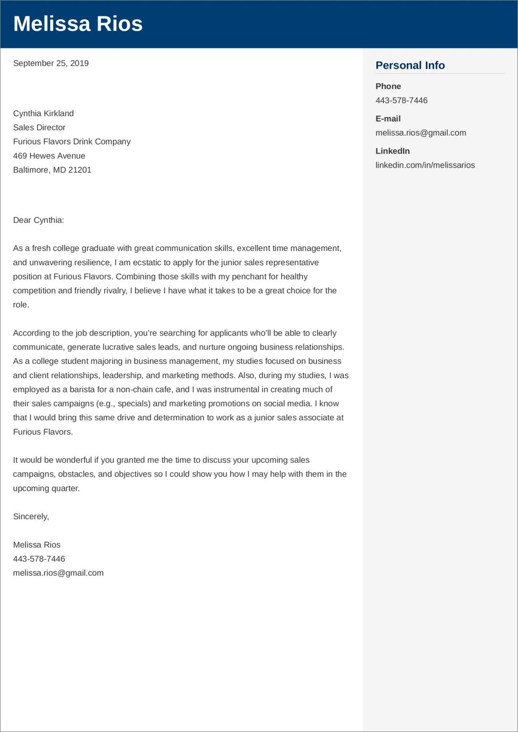 36078 sales skills cover letter