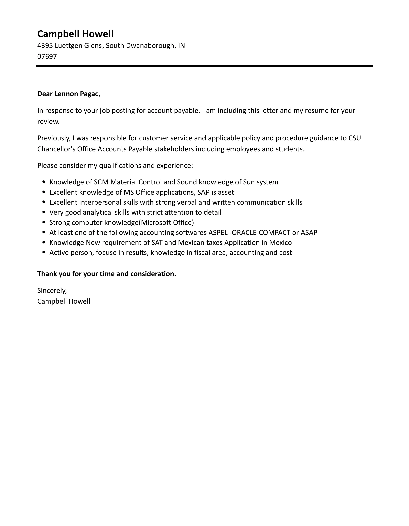 36079 account payable skills